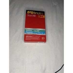 Filtrete 3M Vacuum Bags Micro Allergen Kenmore C Q 5055 Panasonic C-18 3Pk
